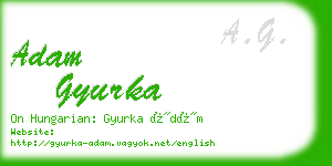 adam gyurka business card